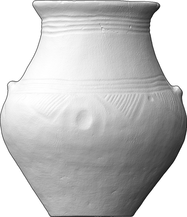 verzierte Terrine (Terrine aus Keramik)