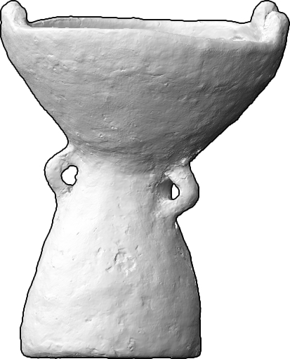 sanduhrförmiges Ofenmodell (Ofenmodell aus Keramik)
