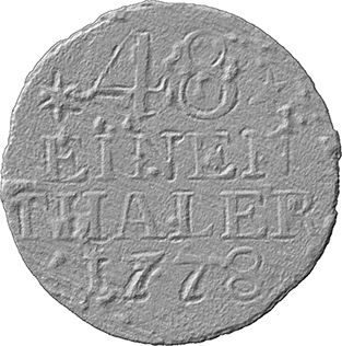 1/48 Taler, Brandenburg-Preußen, Mzz. A (Münzen aus Buntmetall)