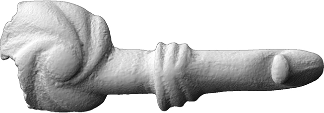 Gürtelhaken, Fragment (Gürtel, Gürtelhaken aus Eisen)