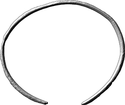 Armspirale, Fragment (Ring-, Arm- und Beinschmuck, Armspirale aus Bronze)
