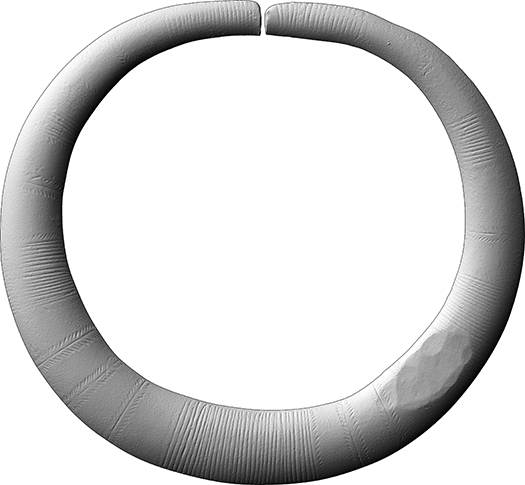 Massiver Ring (Ring-, Arm- und Beinschmuck, Fußring aus Bronze)