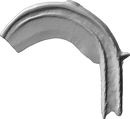 Zungensichel, Fragment (Sichel aus Bronze)