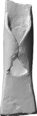 Mittelständiges Lappenbeil, Fragment (Beil, Lappenbeil aus Bronze)