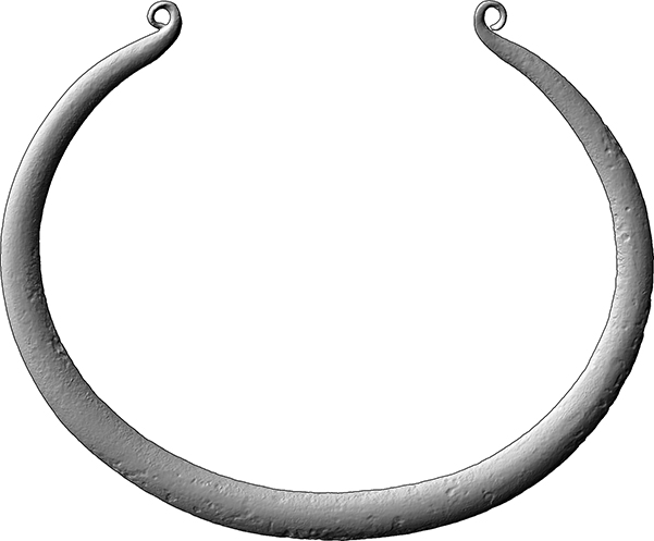 Ösenhalsring (Ring-, Arm- und Beinschmuck, Halsring aus Bronze)