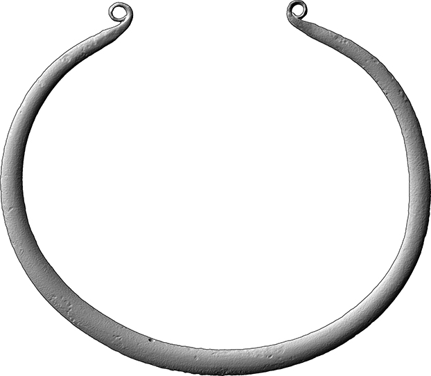 Ösenhalsring (Ring-, Arm- und Beinschmuck, Halsring aus Bronze)