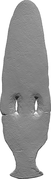 Klinge mit geschlitztem Blatt (2100 - 1900 v. Chr.)