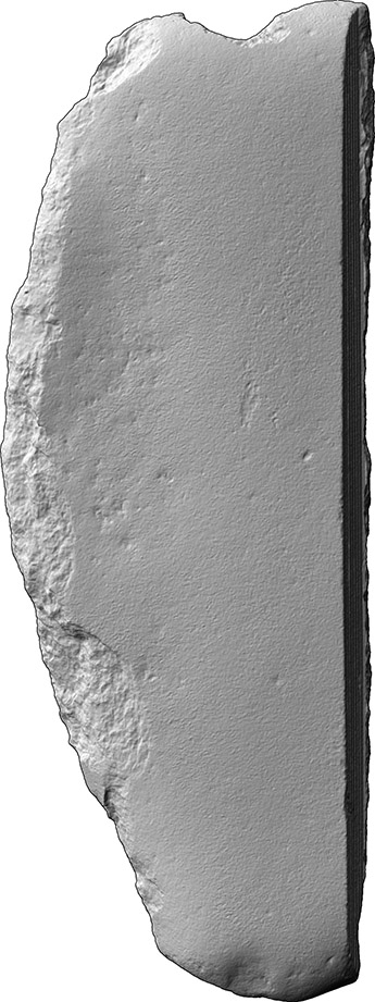 Flacher Stein, Fragment (sonst. geschliffenes Gerät aus Felsgestein)
