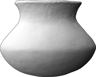 kleiner unverzierter Becher (Becher aus Keramik)