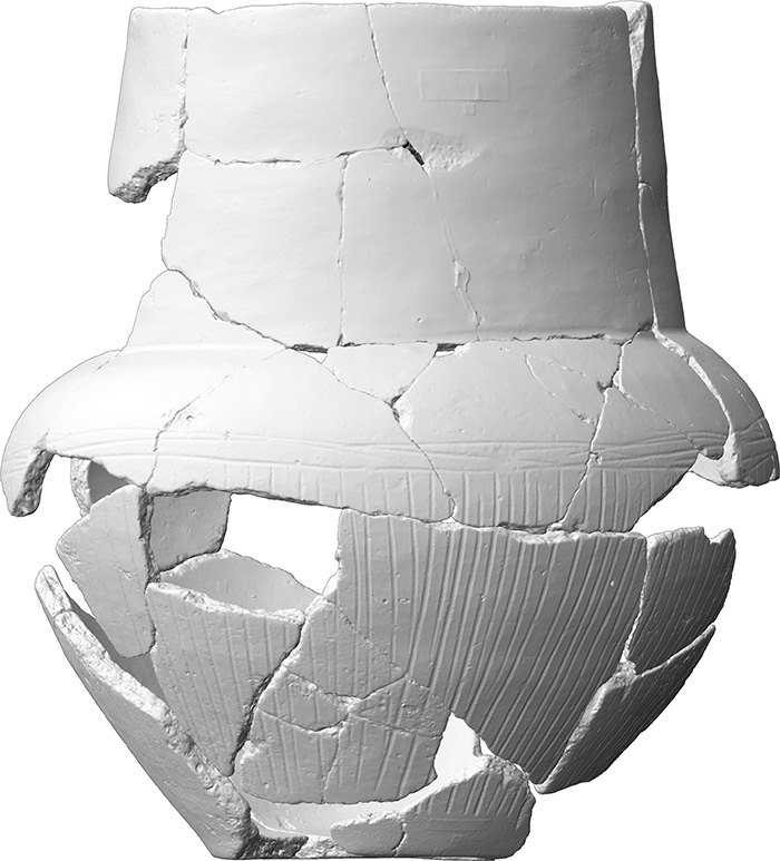 Kegelhalsterrine, Fragment (Terrine aus Keramik)
