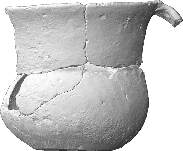 Trichterhalstasse, Fragment (Tasse aus Keramik)