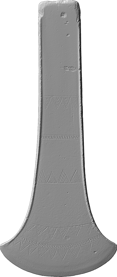 Verziertes Randleistenbeil (Beil, Randleistenbeil aus Bronze)